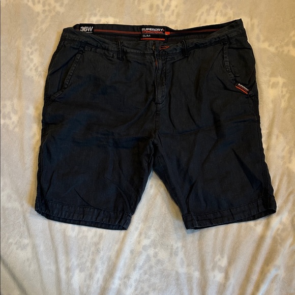 Superdry Men's Navy Chino Shorts - Picture 1 of 4